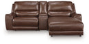 DeepWakes Power Reclining Sectional with Chaise - Town Of Bargains Furniture - NY