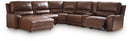 DeepWakes Power Reclining Sectional with Chaise - Town Of Bargains Furniture - NY