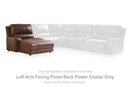 DeepWakes Power Reclining Sectional with Chaise - Town Of Bargains Furniture - NY