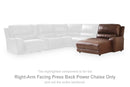 DeepWakes Power Reclining Sectional with Chaise - Town Of Bargains Furniture - NY
