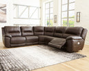 Dunleith Power Reclining Sectional - Town Of Bargains Furniture - NY