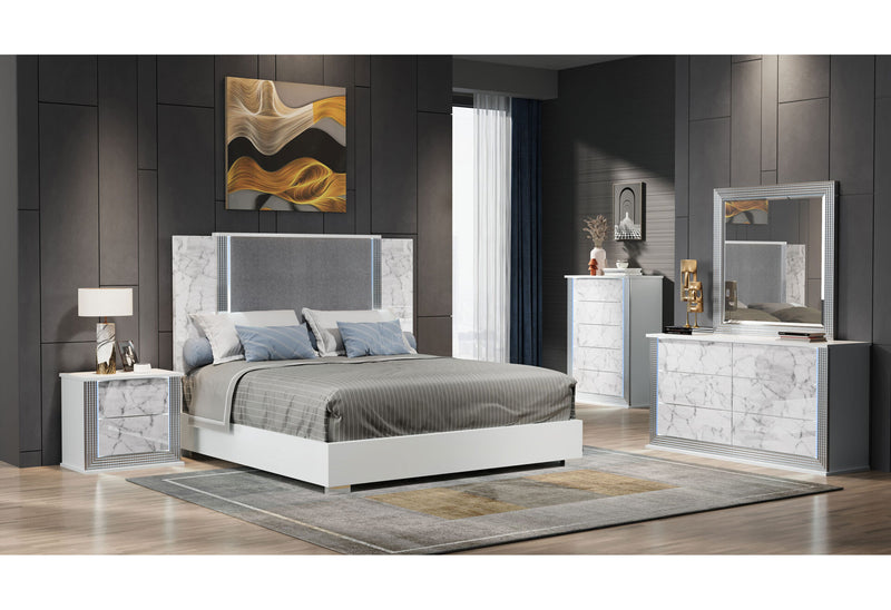 Ylime Smooth White Bed Group Fully Slatted - Town Of Bargains Furniture - NY