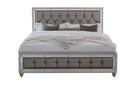 RILEY SILVER KING BED, DRESSER, MIRROR, NIGHTSTAND - Town Of Bargains Furniture - NY