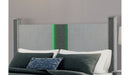 LOGAN SILVER QUEEN BED, DRESSER, MIRROR AND NIGHTSTAND - Town Of Bargains Furniture - NY