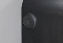 BECKETT WHITE/BLACK NIGHTSTAND WITH LED, COOLER AND SPEAKER - Town Of Bargains Furniture - NY