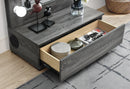 LEXI GREY TALL MIRROR WITH DRAWER AND SPEAKERS - Town Of Bargains Furniture - NY