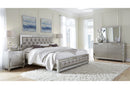 RILEY SILVER NIGHTSTAND - Town Of Bargains Furniture - NY