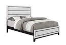 KATE WHITE QUEEN BED, DRESSER, MIRROR, NIGHTSTAND - Town Of Bargains Furniture - NY