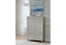 RILEY SILVER KING BED, DRESSER, MIRROR, NIGHTSTAND - Town Of Bargains Furniture - NY