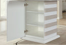 D2507 BAR TABLE WITH 4 D06 BAR STOOLS BEIGE - Town Of Bargains Furniture - NY