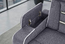 U1895 GREY P2 RECLINER WITH IS AND LED - Town Of Bargains Furniture - NY