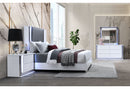 YLIME SMOOTH WHITE DRESSER, MIRROR, NIGHTSTAND - Town Of Bargains Furniture - NY