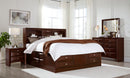 LINDA KING BED MERLOT image